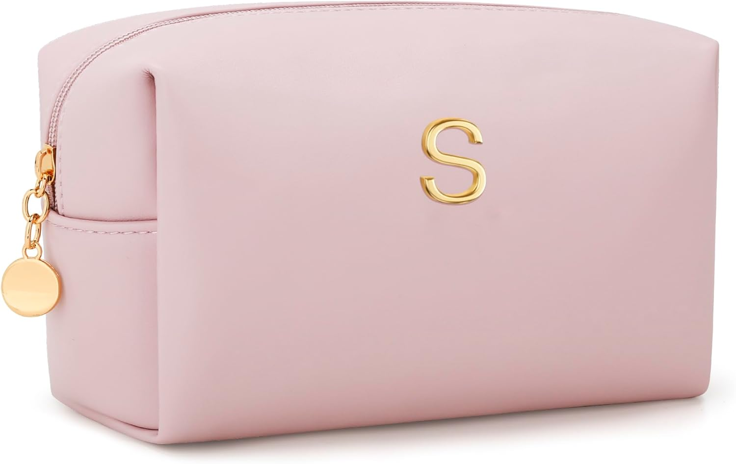 Monogram beauty case styled as a gift